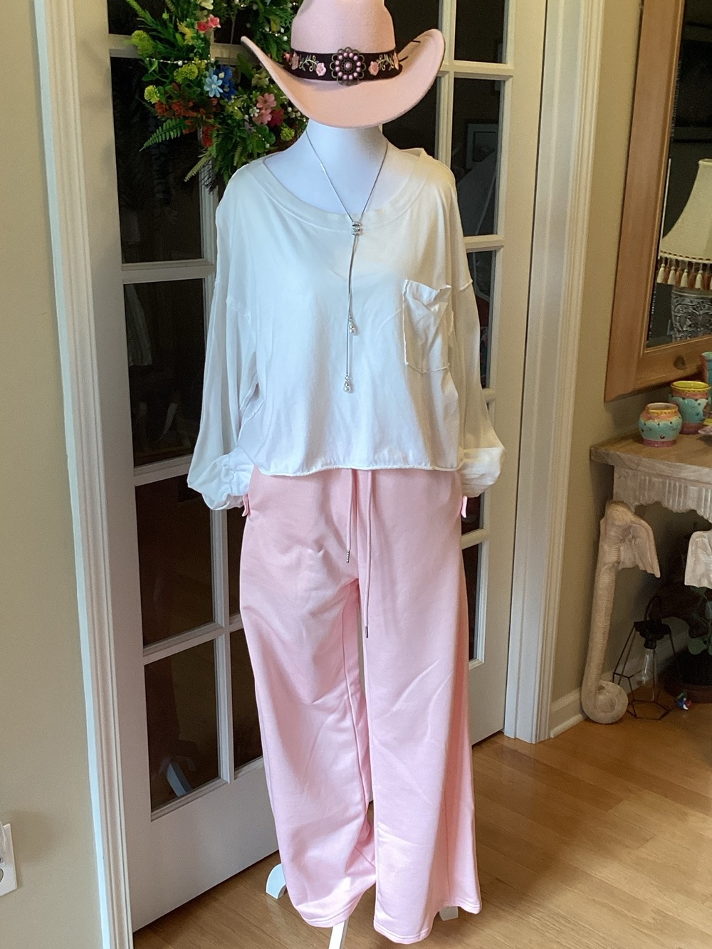 We The Free Cream Lightweight Crop Top